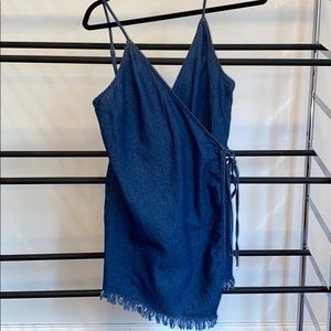 Denim Romper